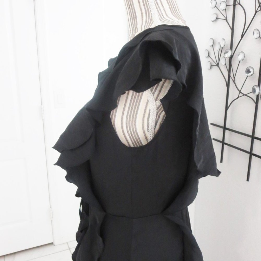 Victoria's Secret Black Ruffle Robe - Picture 8 of 14